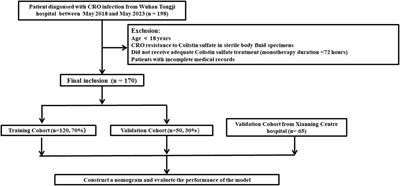 Development and validation of a prognostic nomogram to predict 30-day all-cause mortality in patients with CRO infection treated with colistin sulfate